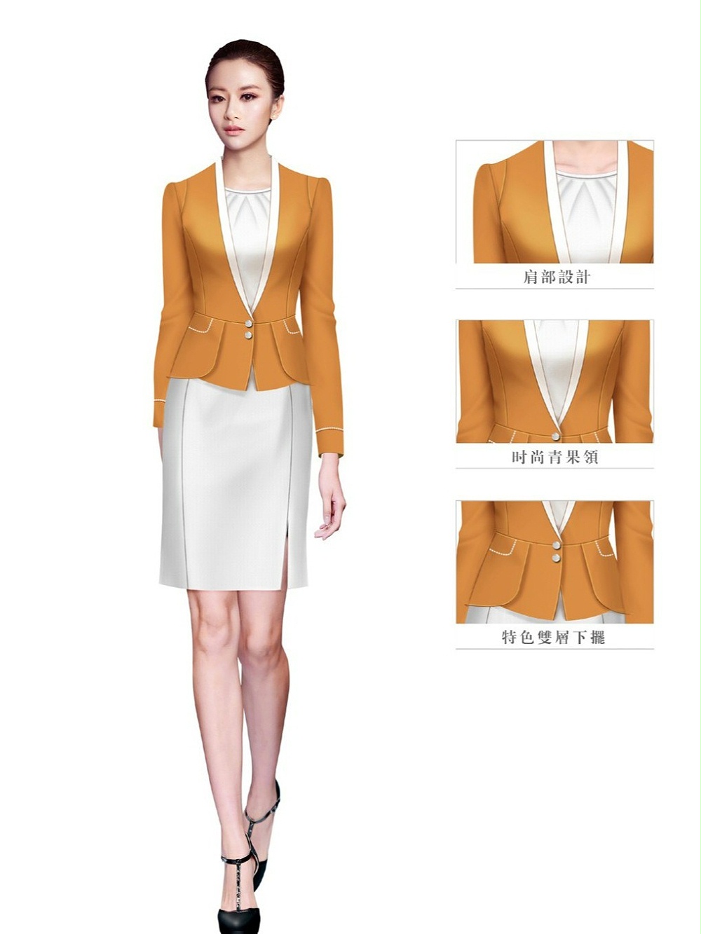 酒店前臺西裝工作服 酒店前臺西裝工作服